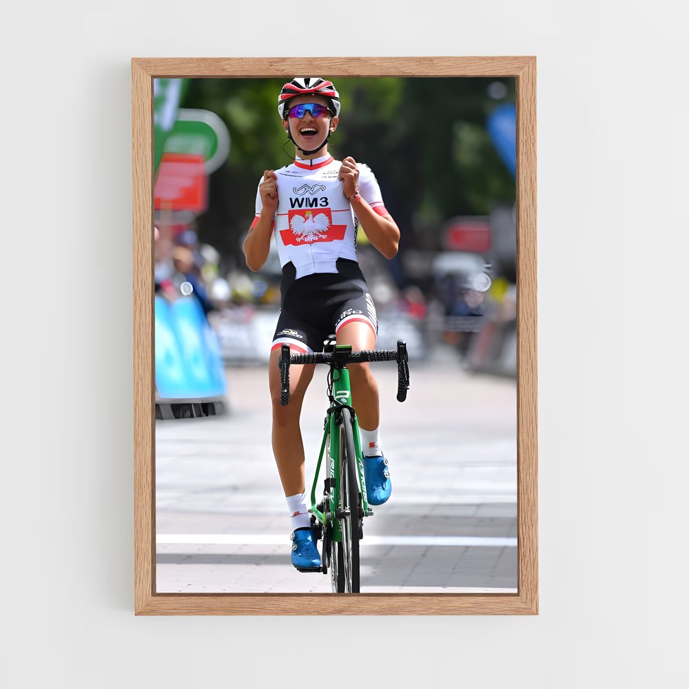 Poster La Victoire de Katarzyna – affiche Cyclisme (vue 4)